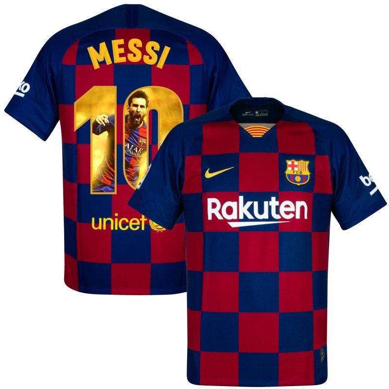 Barcelona Shirt Thuis 2019-2020 + Messi 10 (Gallery Style)