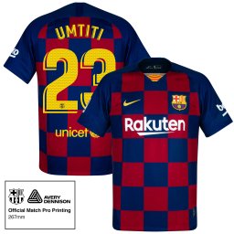 Barcelona Shirt Thuis 2019-2020 + Umtiti 23