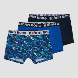 Bjorn Borg Bjorn borg core boxers 3-pack blauw/zwart kinderen kinderen