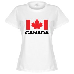 Canada Team Dames T-Shirt - Wit - XL