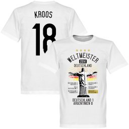 Duitsland Road To Victory Kroos T-Shirt - XXXXL