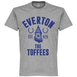 Everton Established T-Shirt - Grijs - XXXXL