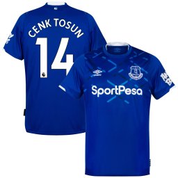 Everton Shirt Thuis 2019-2020 + Cenk Tosun 14 - S