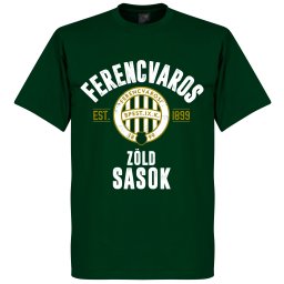 Ferencvaros Established T-Shirt - Donkergroen - XL