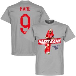 Harry Kane Golden Boot World Cup 2018 T-Shirt - Grijs - XL