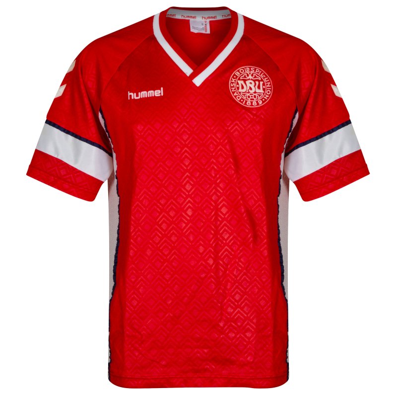 Hummel Denemarken Shirt Thuis 1990-1992 - maat XL