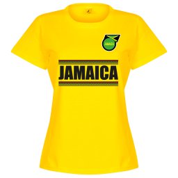 Jamaica Team Dames T-Shirt - Geel - XL