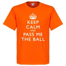 Keep Calm And Pass The Ball T-Shirt - XS