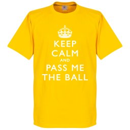 Keep Calm And Pass The Ball T-Shirt - XXL