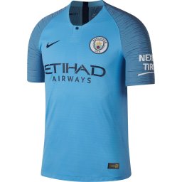 Manchester City Authentic Vapor Match Shirt Thuis 2018-2019 - XXL