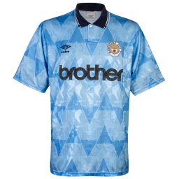 Manchester City Shirt Thuis 1989-1991 - Maat M
