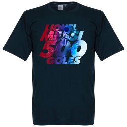 Messi 500 Goals Milestore T-Shirt - XL