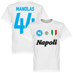 Napoli Zielinski 20 Team T-Shirt - Wit - XXL