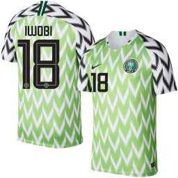Nigeria Shirt Thuis 2019-2020 + Iwobi 18 - S-1