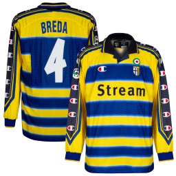 Parma Shirt Thuis 1999-2000 (Lange Mouwen) + Breda 4 maat XL