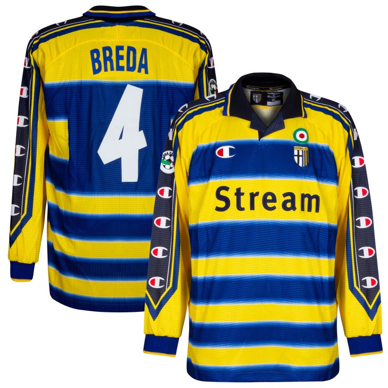 Parma Shirt Thuis 1999-2000 (Lange Mouwen) + Breda 4 maat XL