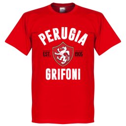 Perugia Established T-shirt - Rood - XXXL