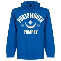 Portsmouth Established Hoodie - Royal - S
