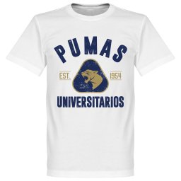 Pumas Unam Established T-Shirt - Wit - XXXXL