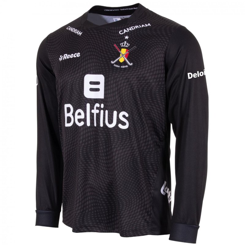 Reece Belgium Hockey GK Heren shirt Replica 2021 - Black