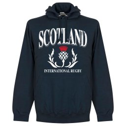 Schotland Rugby Hooded Sweater - Navy