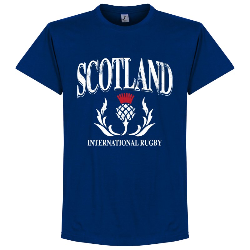 Schotland Rugby T-Shirt - Navy - S