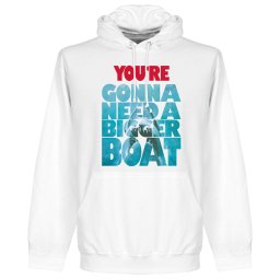 You're Going To Need A Bigger Boat Jaws Hoodie - Wit - XXL